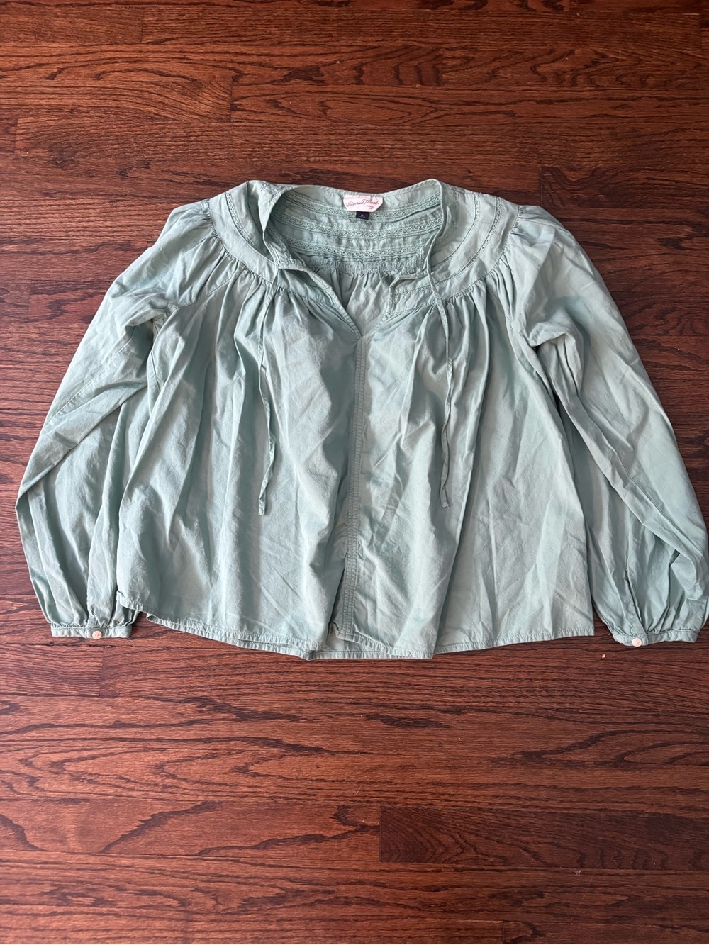 Universal Thread Cotton Green Business Casual Office Blouse Medium
